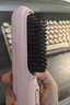 可亓无线直发梳负离子直发器护发不伤发卷发棒蓬松拉直内扣懒人美发神器恒温持久定型卷直两用电梳子 少女粉【四档温控+千万负离子护发+卷直两用】 实拍图