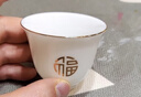 金镶玉三才盖碗一整套泡茶碗两小杯功夫茶具敬茶碗手抓壶喝茶杯子主人杯 实拍图