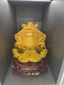 铜雀天骄金蟾招财摆件公司新店开业大吉礼物生意兴隆高档礼品金蝉大摆件 沙金色小号尺寸约30*30*31cm 实拍图