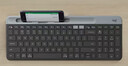 罗技（Logitech）时尚系列 K580 键盘 蓝牙键盘 办公键盘 无线键盘 便携超薄键盘 笔记本键盘 平板键盘 星空灰 实拍图