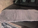 汽车冬季毛绒坐垫座椅车载座垫子座椅套四季通用兔毛羊毛座套 【深灰色】加厚毛绒 后排长垫一个 实拍图