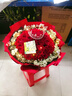 琐拉鲜花速递玫瑰花束求婚生日礼物送女友全国同城花店配送 52朵红玫瑰花束-女神款 实拍图