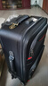 竹貂行李箱耐磨牛津布28英寸大容量男拉杆箱女万向轮旅行箱密码箱皮箱 黑色-耐磨牛津布 18英寸 【轻便登机尺寸】 实拍图