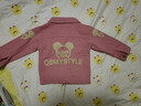 G.DUCKKIDS童装女童外套春秋新款儿童牛仔外套春装女孩洋气卡通夹克上衣潮 粉色米奇外套 90 适合身高80-90年龄1-2岁左右 实拍图