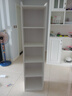 蔓斯菲尔实木书架落地置物架客厅简易收纳储物柜子儿童窄缝转角柜家用书柜 【全实木15MM板材】六层40x30 实拍图