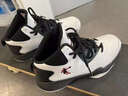 乔丹高帮篮球鞋男鞋运动鞋2025秋冬季新款专业轻便减震透气青少年球鞋 白色/黑色 42 实拍图