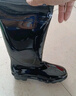 回力男士高中筒雨鞋成人雨靴胶鞋套鞋防水鞋水靴XHL38-B 黑色高筒 46  实拍图