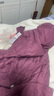 鸭鸭（YAYA）佟丽娅同款轻薄羽绒服女新款冬季短款圆领内胆修身时尚薄外套男 格调紫【女款无领】 2XL 实拍图