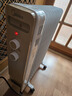 美的（Midea）【金缕衣】取暖器家用/电暖器/电暖气/加湿烘衣/13片全屋大面积取暖器/电热油汀取暖器NY2213-18GW 实拍图