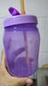 特百惠（Tupperware）吸吸罐550ml女生学生密封带吸管水杯子夏季自制饮品奶昔 冰沙紫 实拍图