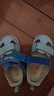 基诺浦（ginoble）学步鞋夏季凉鞋1-5岁儿童鞋男女宝宝鞋子机能鞋GW1318 蓝色 22.5 140mm 适合脚长136-145mm 实拍图