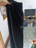 鸿星尔克运动裤男秋冬季新款休闲针织直筒束口长裤九分裤男士裤子卫裤男裤 正黑-束口针织2103-秋季常规款 XL 实拍图