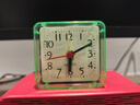 闹钟时尚简约宿舍床头神器迷你小闹钟家用儿童创意可爱便宜时钟表 绿色+5号电池 实拍图