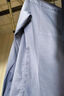 罗蒙（ROMON）【桑蚕丝免烫】长袖衬衫男士白衬衫修身衬衣商务职业男装浅蓝色39 实拍图