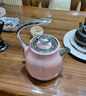 北鼎（Buydeem）电热水壶 家用烧水壶热水壶 304不锈钢烧水器 精铸铝合金把手 小型电水壶煮水壶 1.2L 【蜜桃粉】K203|304不锈钢 实拍图