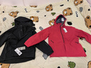 JEEP SPIRIT吉普棉服秋冬季外套加绒加厚保暖户外连帽运动上衣 红色 L 实拍图