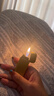 超薄珍珠打火机金属砂轮明火充气实用礼品打火机锌合金 金色 单机 1个 实拍图