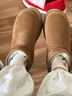 UGG EVERSHEEPSKINS周冬雨UGG厚底5厘米mini增高桑坡冬季新款雪地靴加厚棉鞋外穿 栗色 37 女 实拍图