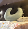 十月结晶婴儿枕头斜坡枕水洗透新生防吐奶枕 山岚绿 哺乳斜坡枕 实拍图