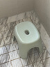 维简（Vilscijon） 凳子小板凳成人家用儿童塑料矮凳客厅浴室换鞋凳防滑椅子可叠放 实拍图