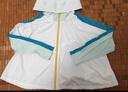 SHUKIKU儿童防晒衣防紫外线原纱冰感透气男女童斗篷防晒服 绿色 150/72  实拍图