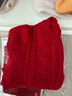 优衣库童装女童souffle yarn舒芙蕾开衫长袖毛衣外套新款478173 15 珊瑚红色 120 实拍图
