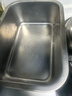 洛滑不锈钢方盆长方形份数盆饭店食堂托盘烤鱼自助快餐菜盆方盘 40cm×30cm×10cm【不带盖】9L 实拍图