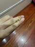 周六福（ZLF） 黄金耳饰女款5G足金生肖兔蝴蝶结耳钉挚爱兔 计价 1.09g 实拍图