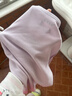顶瓜瓜顶呱呱秋衣秋裤女纯棉抗菌情侣圆领薄款保暖内衣套装樱花浅紫160 实拍图