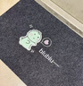 quatrefoil卡通入户门地垫吸水防滑可剪裁 跳跳龙50x80cm 实拍图