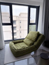 墨往人类狗窝懒人沙发床单双人可睡觉飘窗小沙发椅床上座椅 绿色188*110【特大加宽】科技绒 实拍图