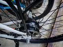 永久锂电池助力电动自行车禧玛诺变速超长续航山地车男女士双碟刹单车 F58-多彩白【10A线碟】27.5寸 实拍图