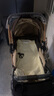 豪威 婴儿推车可坐可躺双向便携婴儿车0-3岁轻便BB手推车（全车可水洗） 卡其色+至尊款+可坐躺双向+音乐餐盘（全车可水洗） 实拍图