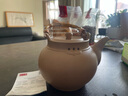 泥火匠陶瓷家用电陶炉泡茶壶明火户外围炉煮茶烧水 圆满陶壶800ml岩石黄 实拍图