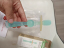 哈咔（haakaa）宝宝训练牙刷硅胶软毛0-1-2-3岁婴儿幼儿口腔清洁360度儿童乳牙刷 天空蓝 实拍图