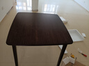 丘林瑟四方桌客厅吃饭桌学习桌家用小方桌小户型实木茶桌抽屉正方形餐桌 桌子长80宽80高75 实拍图