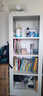 昭简钢制书架书柜落地置物储物架家用图书馆收纳架子 1.0米宽主架【珍珠白 店长推荐】 六层2.0m高 实拍图
