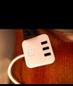 公牛（BULL）20W PD苹果快充魔方插座/插线板/插排/接线板 Type-c+USB+3孔全长1.5米黑色 GNV-UU2203H总控开关 实拍图