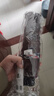 天堂 加大雨伞三折 晴雨两用商务伞经典格纹10骨大雨伞男女 暗紫红 实拍图