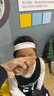李宁（LI-NING）儿童运动发带女孩头带吸汗止汗带导汗带跑步篮球羽毛球头巾 实拍图