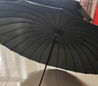 美度长柄雨伞大号加固加厚结实抗风伞男士手动长把直柄雨伞黑M5003 实拍图