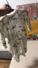 童泰（TONGTAI）婴儿连体衣春秋纯棉新生儿衣服初生宝宝哈衣睡衣满月家居爬服 绿色雨林 73cm 实拍图