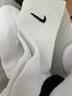 DOTSWOOSH耐克（NIKE）袜子男女训练款透气短中长棉袜休闲跑步健身运动nike 【5双礼盒装】白色 【长筒袜】秋冬 实拍图