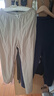 优衣库女装麻混纺松紧长裤/休闲裤473791 32 深米色 M /160/66A 实拍图