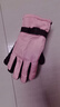 冬季新款男士保暖手套户外滑雪摩托车电动车骑行手套骑车加绒加厚 【防风加绒简约女款】--粉色 均码1双【适用于掌围19-24cm】 实拍图