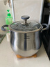 爱仕达（ASD）汤锅 304不锈钢加厚炖锅 加高加大焖煮锅 22CM燃气电磁炉通用H5 实拍图