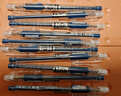 晨光(M&G)文具 热可擦中性笔 拔盖子弹头墨蓝色水笔0.5mm 小学生用热敏摩擦签字笔 12支/盒AKP61115B1 实拍图