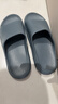 京东京造【3.5cm踩屎感】eva厚底拖鞋男士防臭休闲凉拖鞋 碳灰 42-43 实拍图