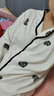 浪莎甜美睡衣女开衫套装韩版长袖可外穿家居服网红风宽松女家居服 L 实拍图