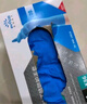 英科医疗（INTCO）一次性手套丁腈手套100只中码加厚耐用清洁劳保工业蓝色防护手套 实拍图